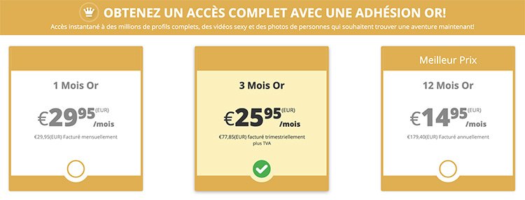 abonnement prix tsdates