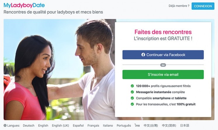 MyLadyboyDate : test du portail de rencontres amoureuses ladyboys