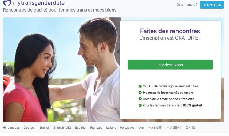 MyTranssexualDate : test du portail pour trouver l'amour transsexuel